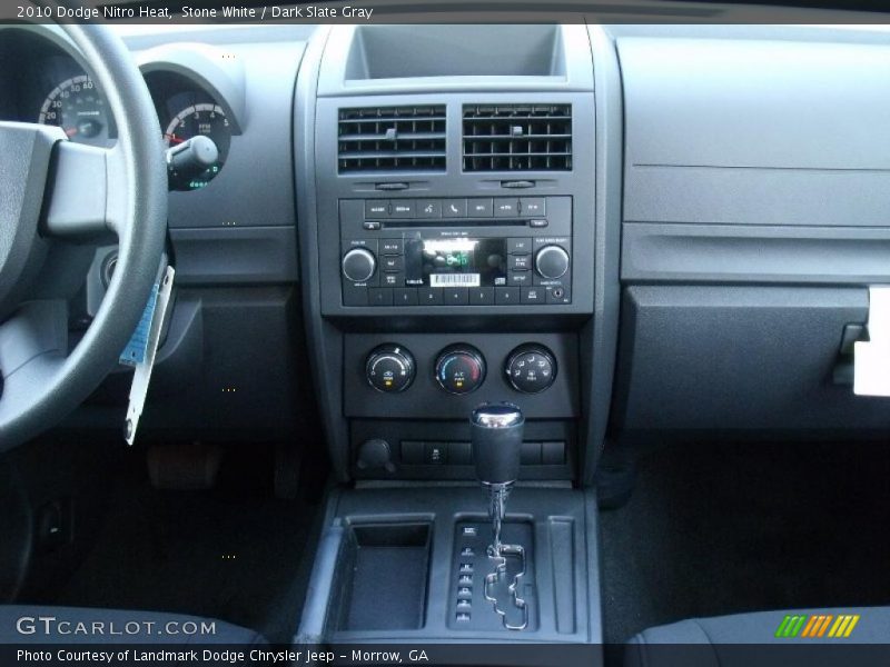 Stone White / Dark Slate Gray 2010 Dodge Nitro Heat