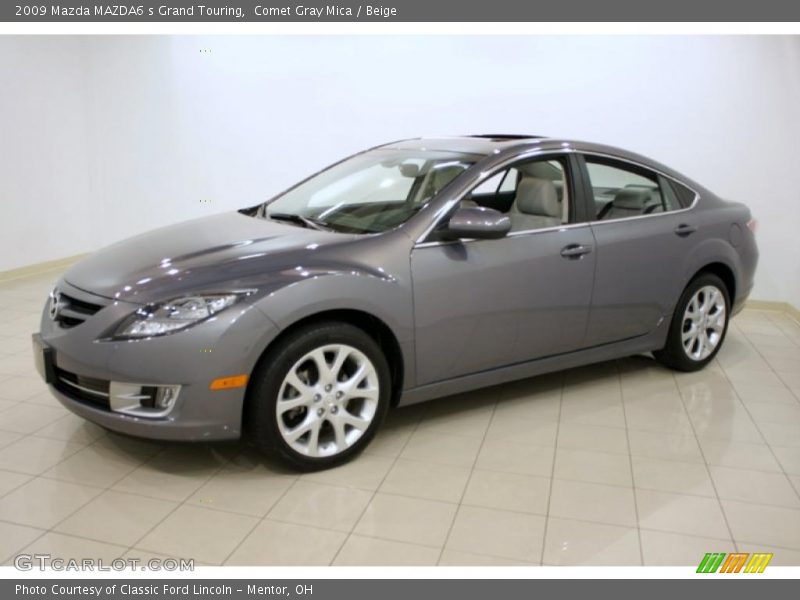 Comet Gray Mica / Beige 2009 Mazda MAZDA6 s Grand Touring