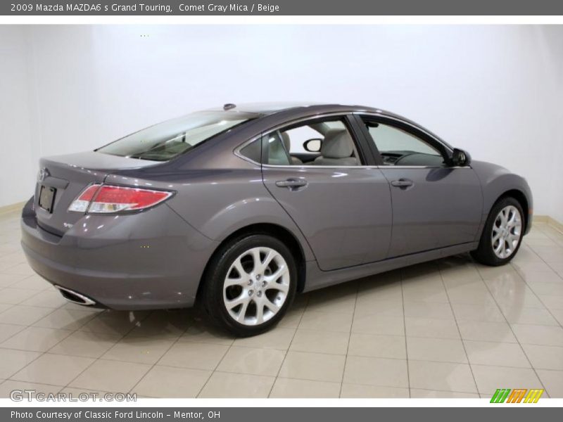 Comet Gray Mica / Beige 2009 Mazda MAZDA6 s Grand Touring