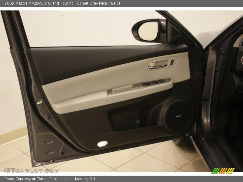 Comet Gray Mica / Beige 2009 Mazda MAZDA6 s Grand Touring
