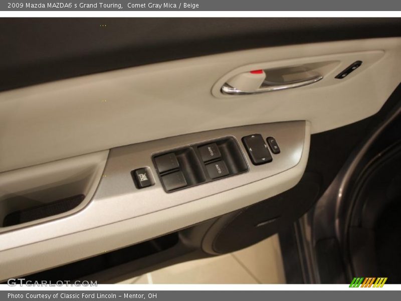 Comet Gray Mica / Beige 2009 Mazda MAZDA6 s Grand Touring