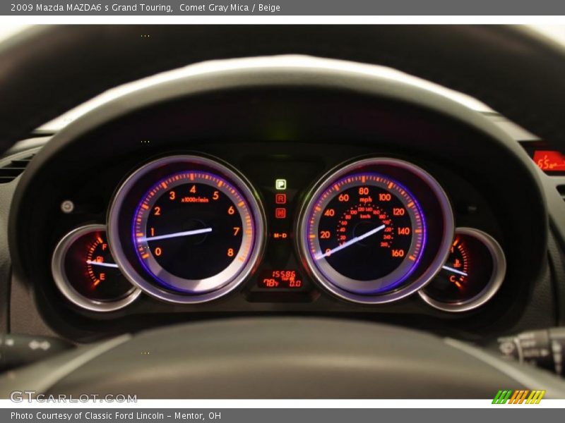 Comet Gray Mica / Beige 2009 Mazda MAZDA6 s Grand Touring