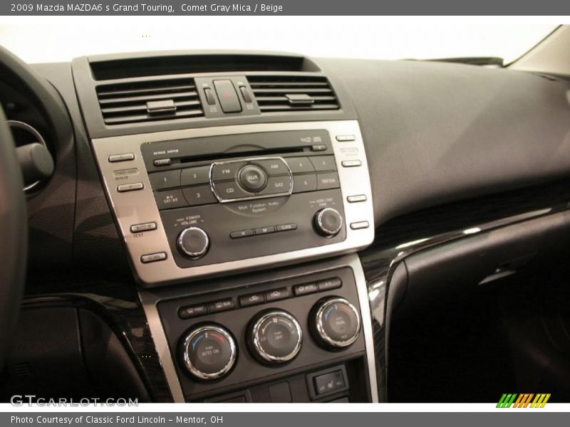 Comet Gray Mica / Beige 2009 Mazda MAZDA6 s Grand Touring