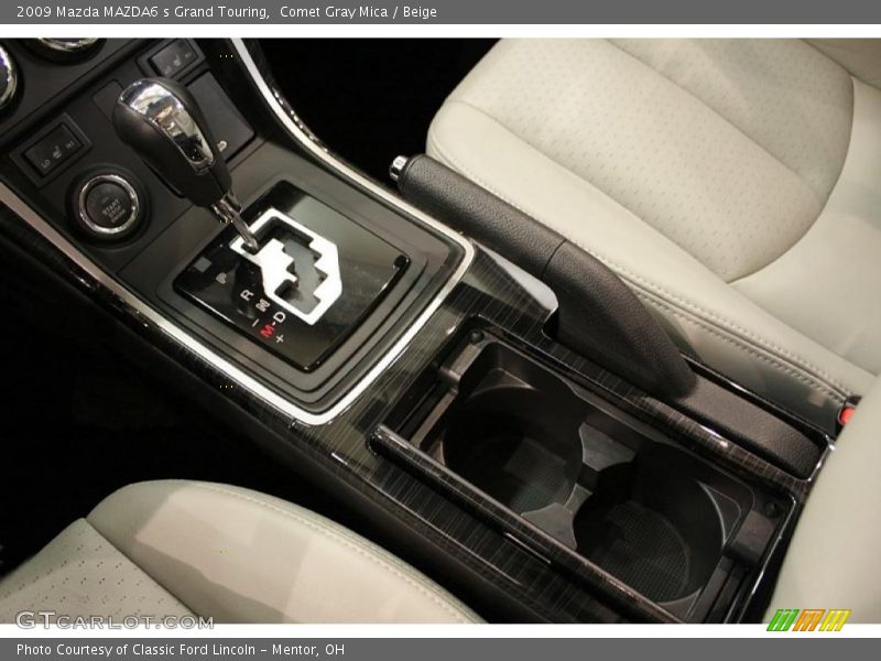 Comet Gray Mica / Beige 2009 Mazda MAZDA6 s Grand Touring