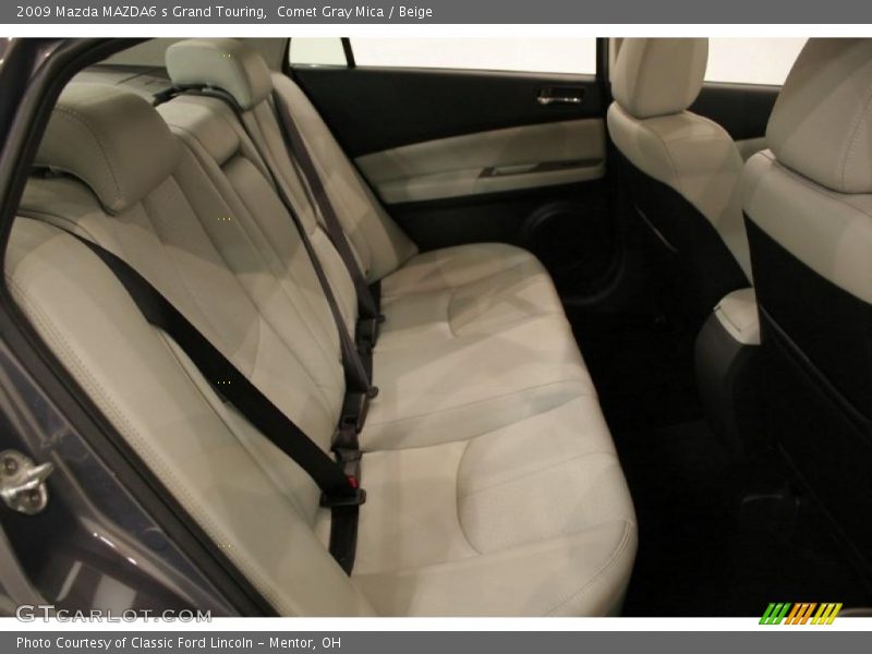 Comet Gray Mica / Beige 2009 Mazda MAZDA6 s Grand Touring
