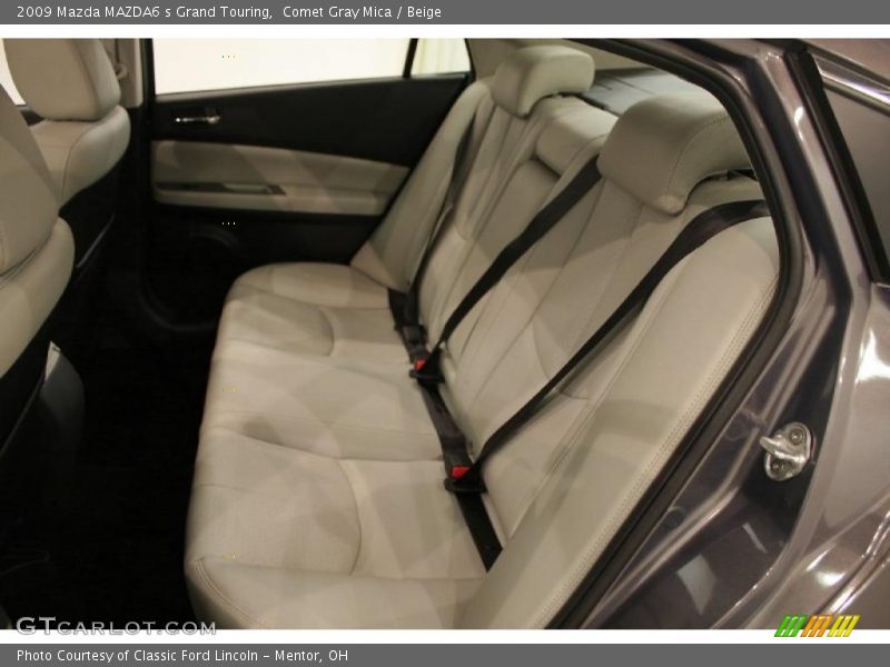 Comet Gray Mica / Beige 2009 Mazda MAZDA6 s Grand Touring