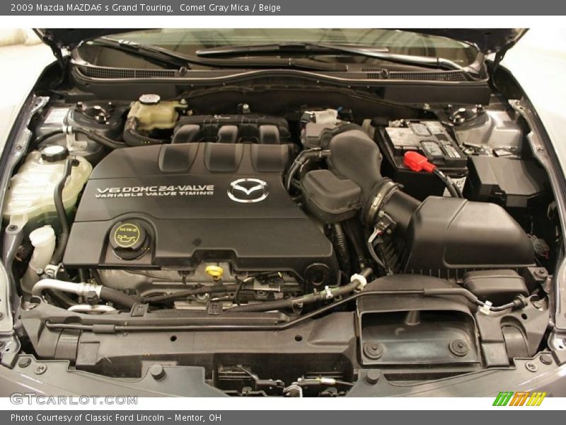 Comet Gray Mica / Beige 2009 Mazda MAZDA6 s Grand Touring
