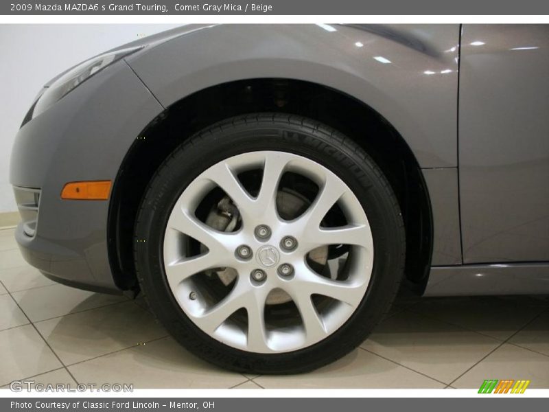 Comet Gray Mica / Beige 2009 Mazda MAZDA6 s Grand Touring