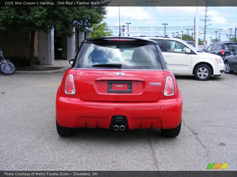 Chili Red / Panther Black 2005 Mini Cooper S Hardtop