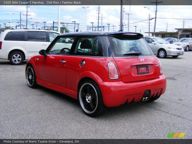 Chili Red / Panther Black 2005 Mini Cooper S Hardtop