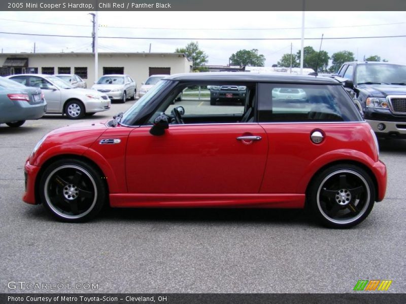 Chili Red / Panther Black 2005 Mini Cooper S Hardtop