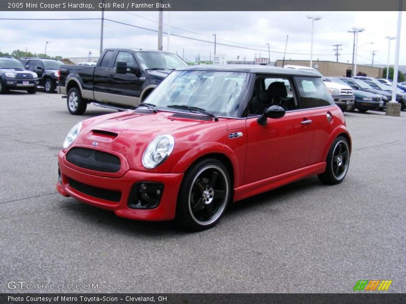 Chili Red / Panther Black 2005 Mini Cooper S Hardtop