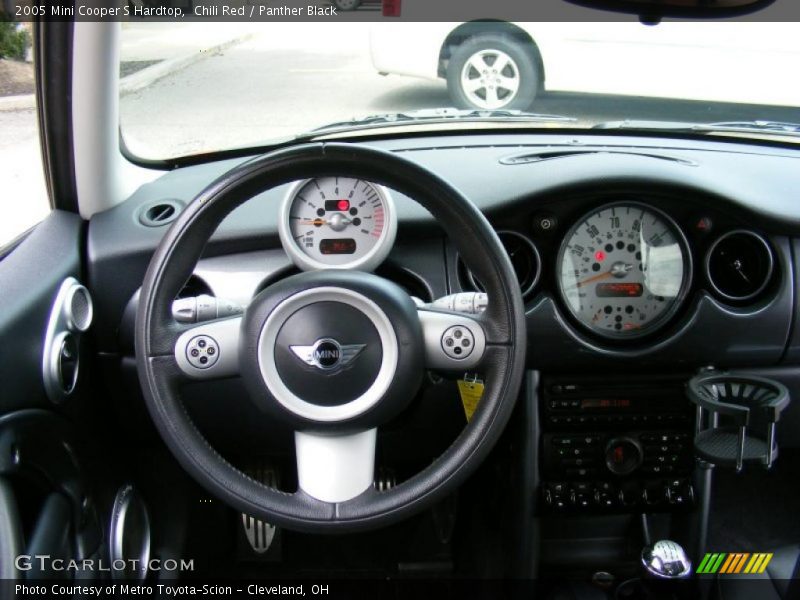 Chili Red / Panther Black 2005 Mini Cooper S Hardtop