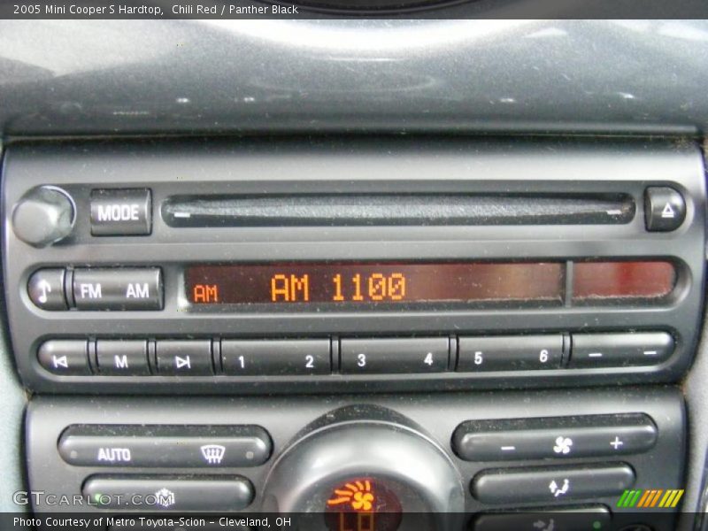 Chili Red / Panther Black 2005 Mini Cooper S Hardtop