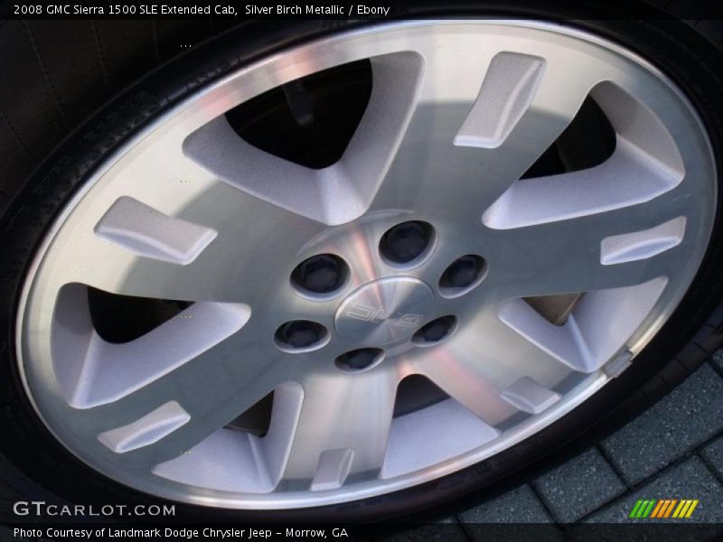 Silver Birch Metallic / Ebony 2008 GMC Sierra 1500 SLE Extended Cab