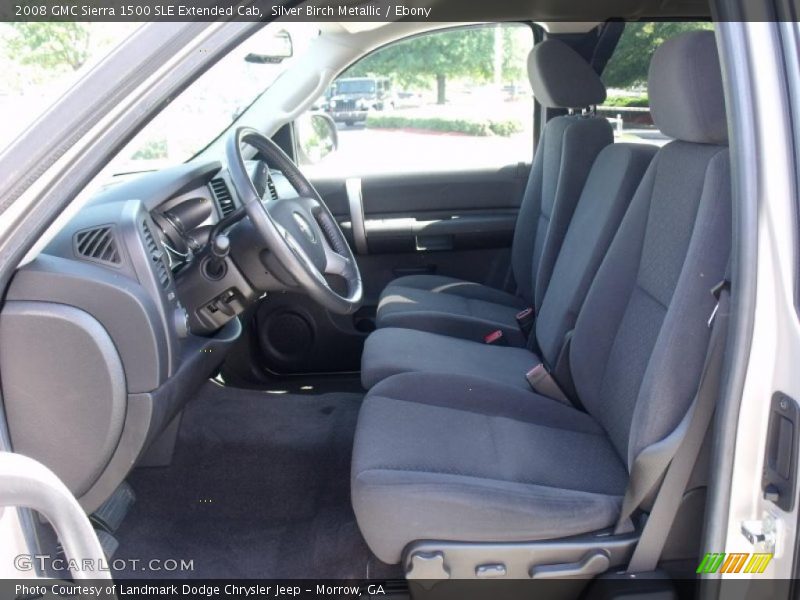 Silver Birch Metallic / Ebony 2008 GMC Sierra 1500 SLE Extended Cab
