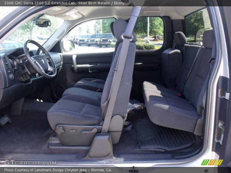 Silver Birch Metallic / Ebony 2008 GMC Sierra 1500 SLE Extended Cab