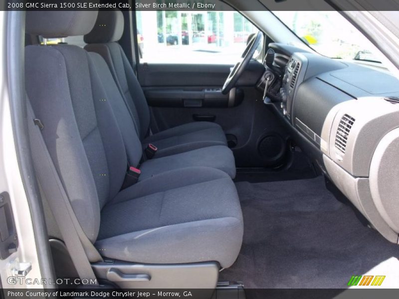 Silver Birch Metallic / Ebony 2008 GMC Sierra 1500 SLE Extended Cab