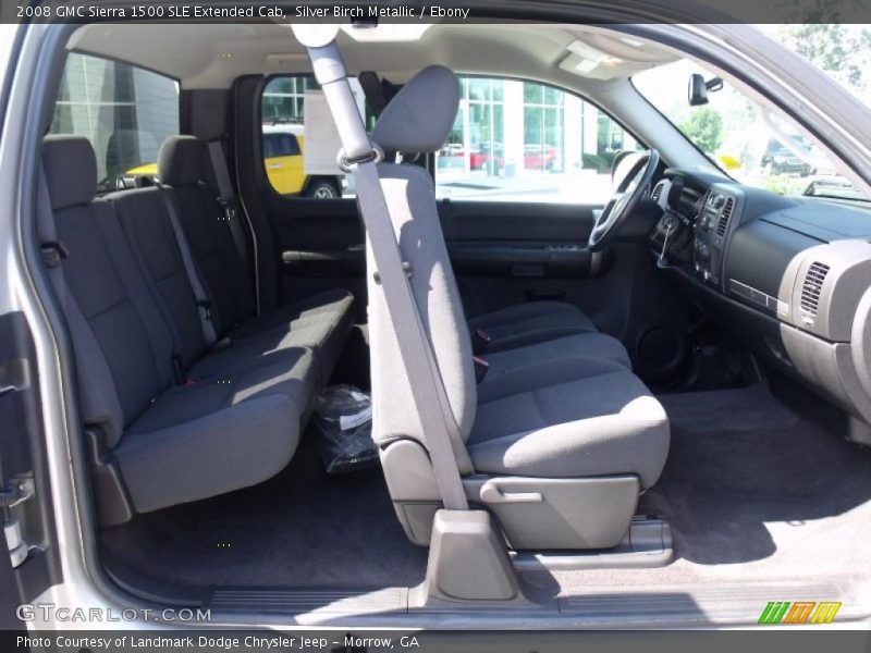 Silver Birch Metallic / Ebony 2008 GMC Sierra 1500 SLE Extended Cab
