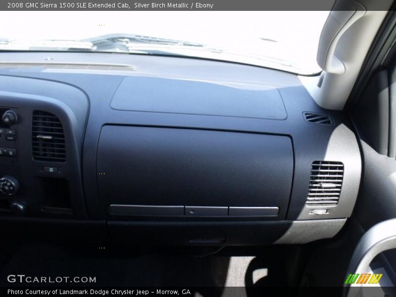 Silver Birch Metallic / Ebony 2008 GMC Sierra 1500 SLE Extended Cab