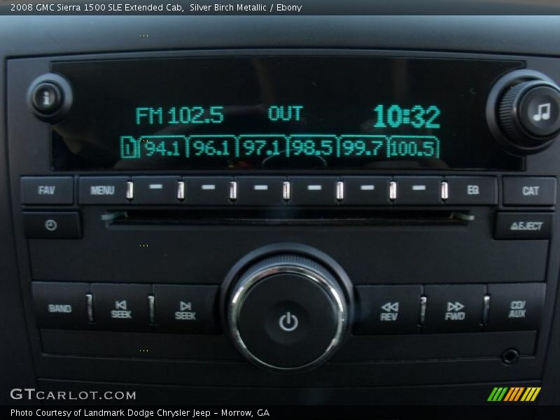 Silver Birch Metallic / Ebony 2008 GMC Sierra 1500 SLE Extended Cab