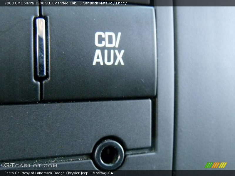 Silver Birch Metallic / Ebony 2008 GMC Sierra 1500 SLE Extended Cab