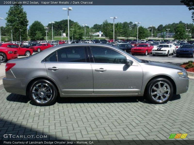 Vapor Silver Metallic / Dark Charcoal 2008 Lincoln MKZ Sedan