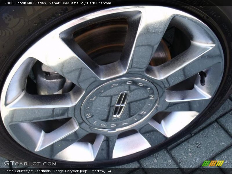 Vapor Silver Metallic / Dark Charcoal 2008 Lincoln MKZ Sedan