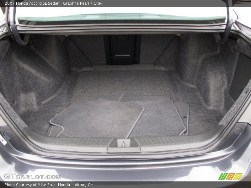 Graphite Pearl / Gray 2007 Honda Accord SE Sedan