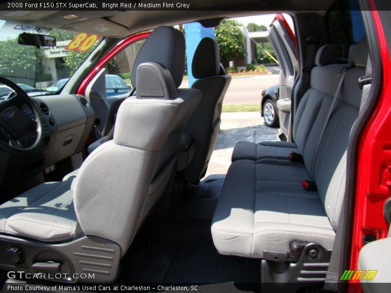 Bright Red / Medium Flint Grey 2008 Ford F150 STX SuperCab