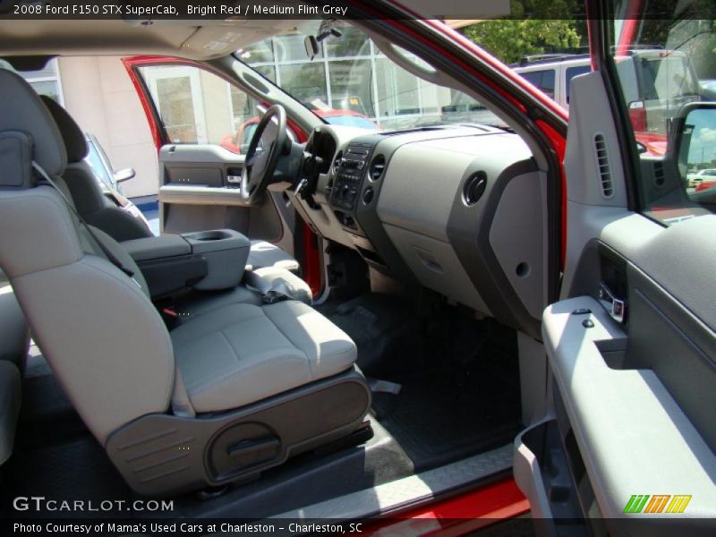 Bright Red / Medium Flint Grey 2008 Ford F150 STX SuperCab