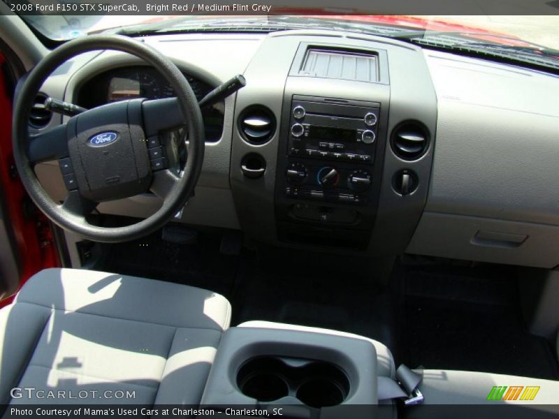 Bright Red / Medium Flint Grey 2008 Ford F150 STX SuperCab