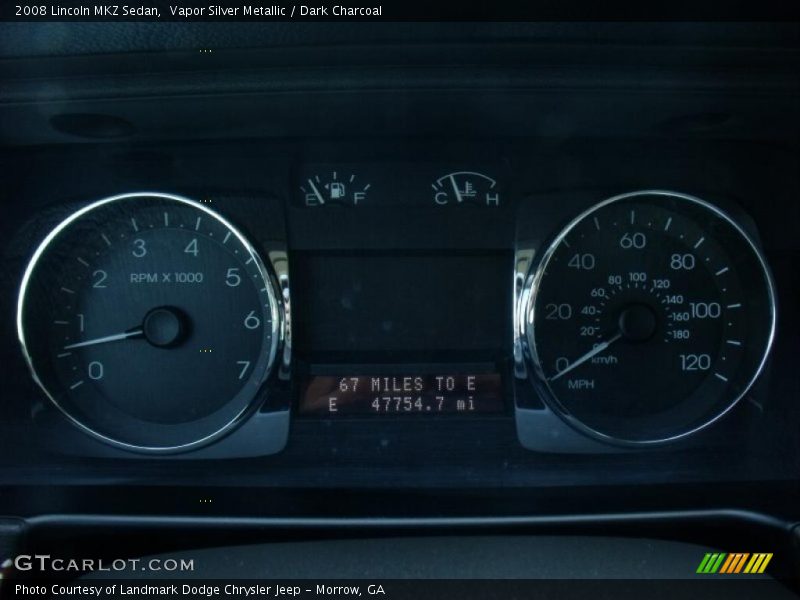 Vapor Silver Metallic / Dark Charcoal 2008 Lincoln MKZ Sedan