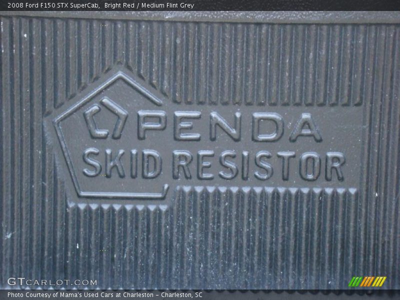 Bright Red / Medium Flint Grey 2008 Ford F150 STX SuperCab