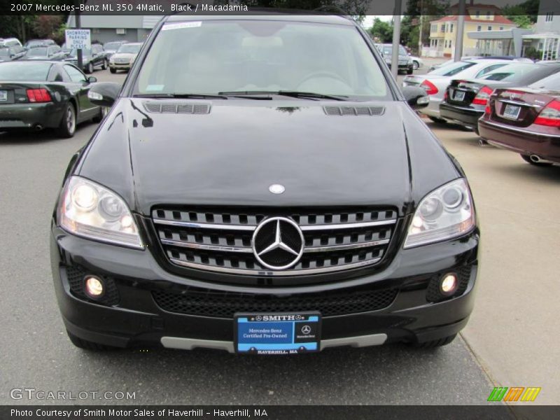 Black / Macadamia 2007 Mercedes-Benz ML 350 4Matic