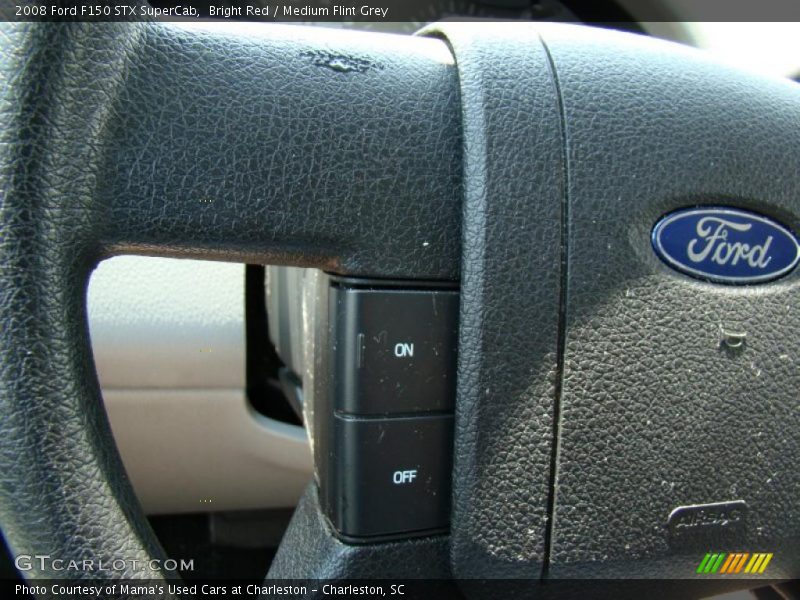 Bright Red / Medium Flint Grey 2008 Ford F150 STX SuperCab