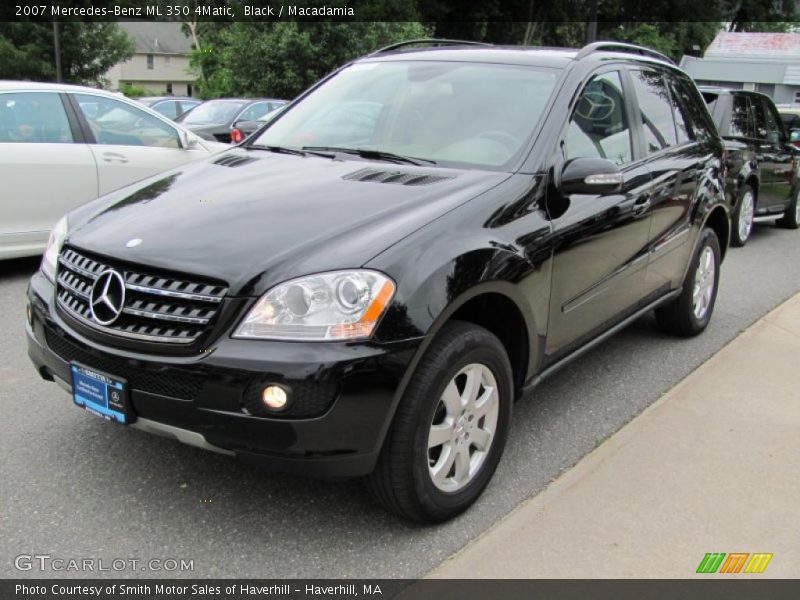 Black / Macadamia 2007 Mercedes-Benz ML 350 4Matic