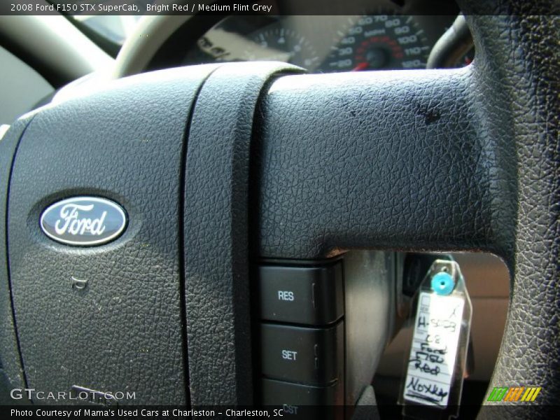Bright Red / Medium Flint Grey 2008 Ford F150 STX SuperCab