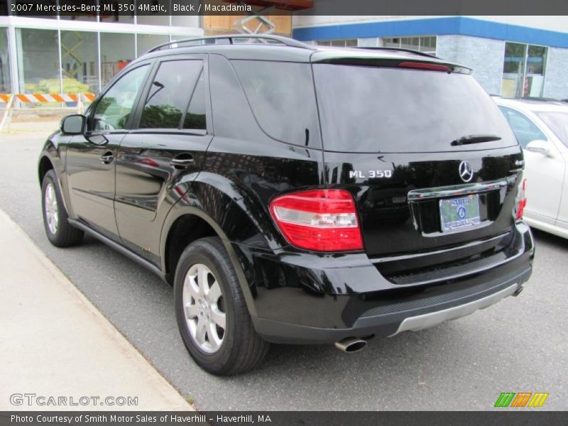 Black / Macadamia 2007 Mercedes-Benz ML 350 4Matic