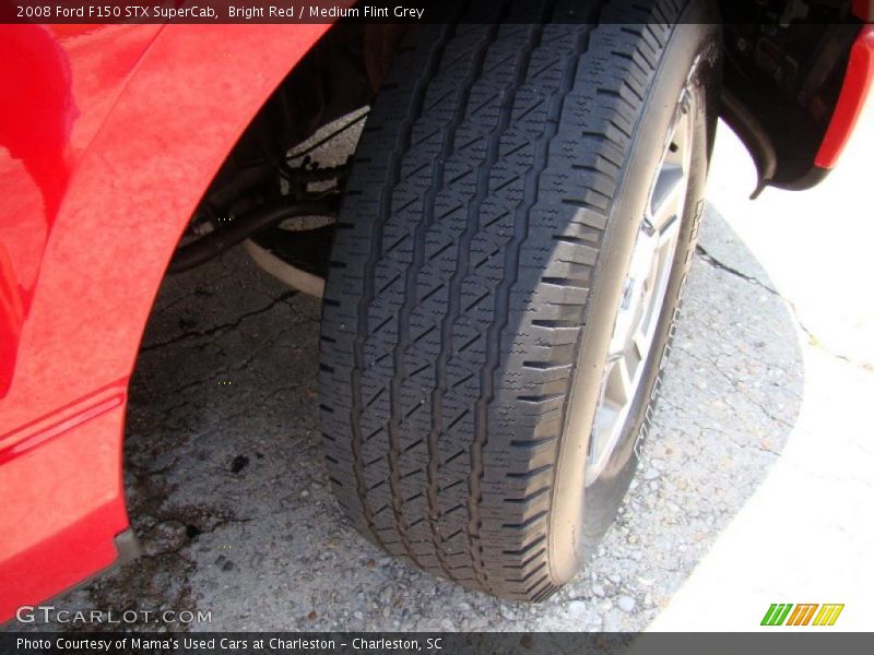 Bright Red / Medium Flint Grey 2008 Ford F150 STX SuperCab