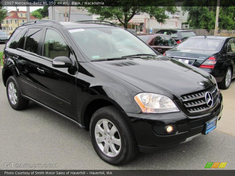 Black / Macadamia 2007 Mercedes-Benz ML 350 4Matic