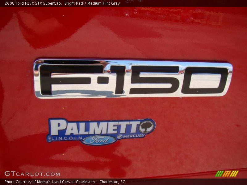 Bright Red / Medium Flint Grey 2008 Ford F150 STX SuperCab