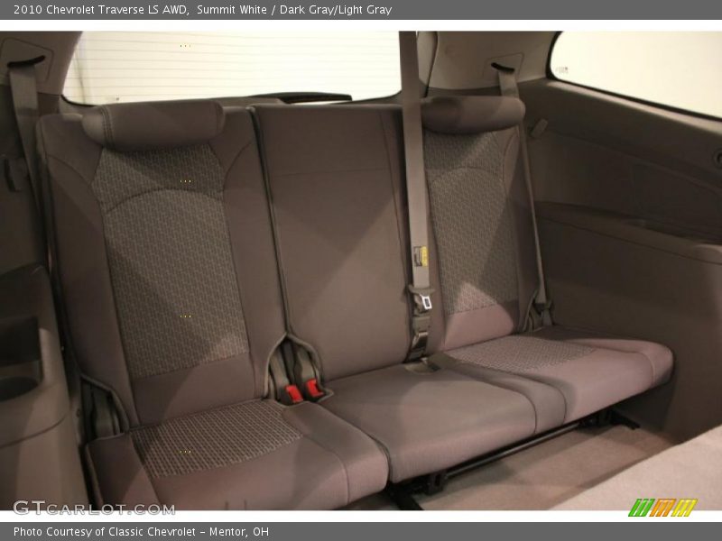 Summit White / Dark Gray/Light Gray 2010 Chevrolet Traverse LS AWD