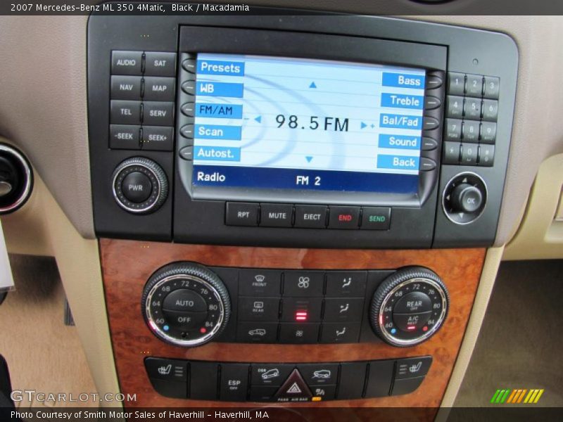 Black / Macadamia 2007 Mercedes-Benz ML 350 4Matic