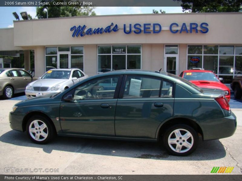 Cypress Green / Beige 2006 Saturn ION 2 Sedan