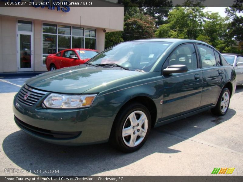 Cypress Green / Beige 2006 Saturn ION 2 Sedan
