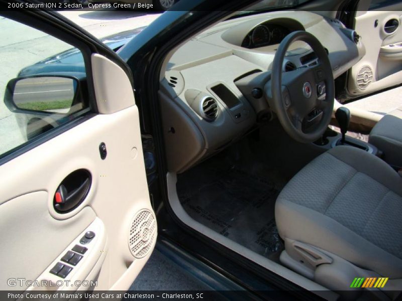 Cypress Green / Beige 2006 Saturn ION 2 Sedan