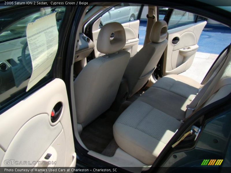 Cypress Green / Beige 2006 Saturn ION 2 Sedan