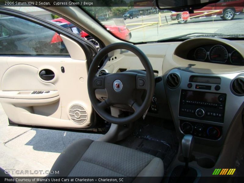 Cypress Green / Beige 2006 Saturn ION 2 Sedan