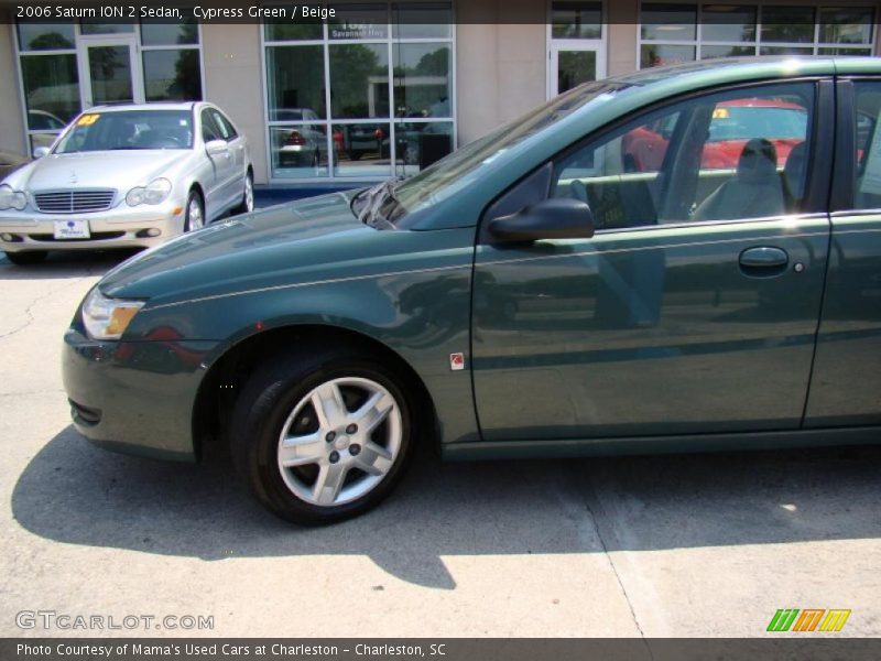 Cypress Green / Beige 2006 Saturn ION 2 Sedan